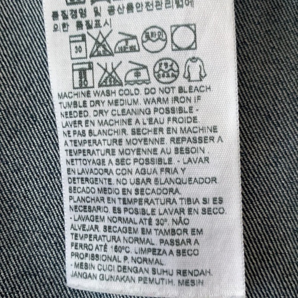 Levi’s Women’s Trucker Jean Jacket in Dark Denim Stretch S40117 Size Small - Picture 10 of 13